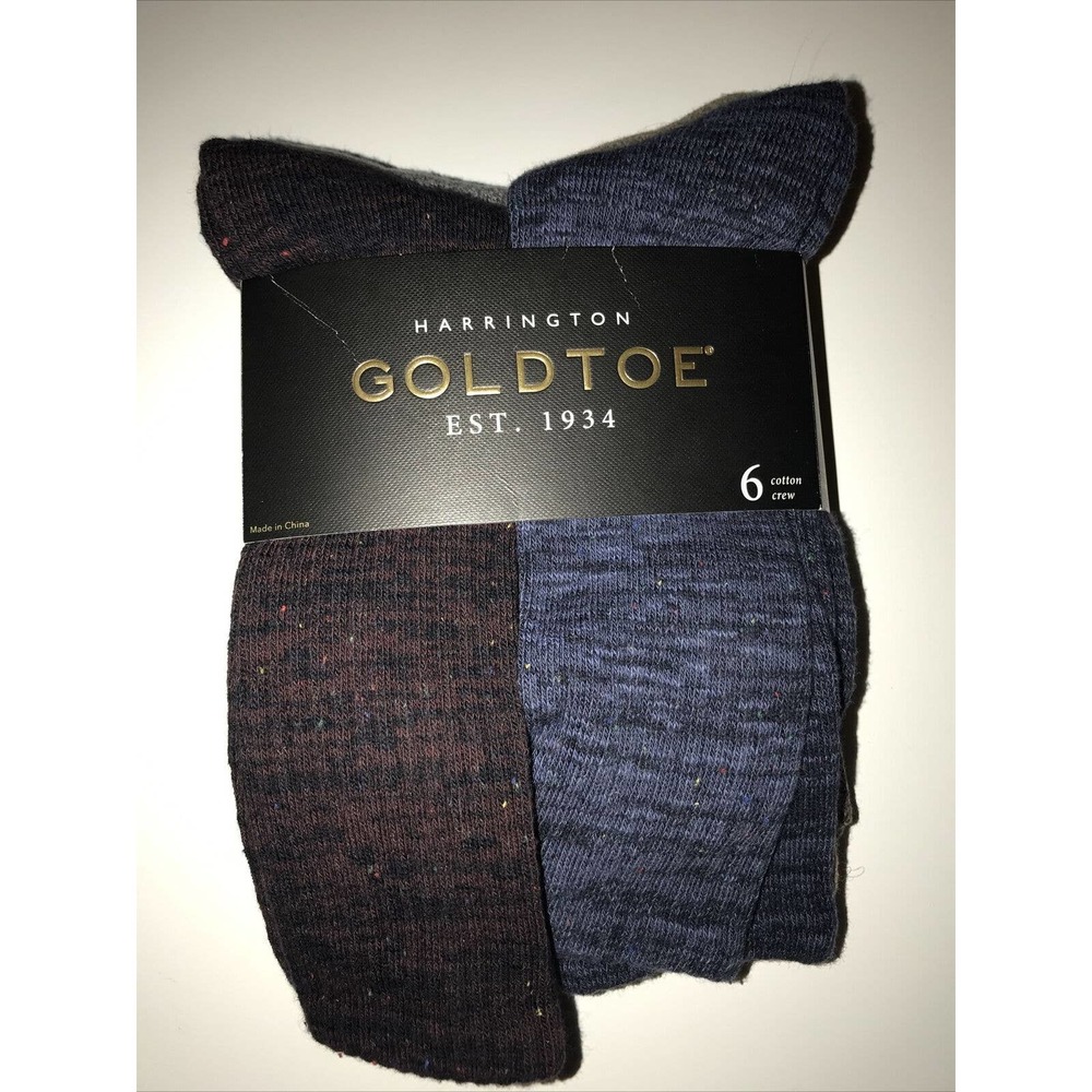 Gold Toe Men's Harrington Crew 6 Pairs